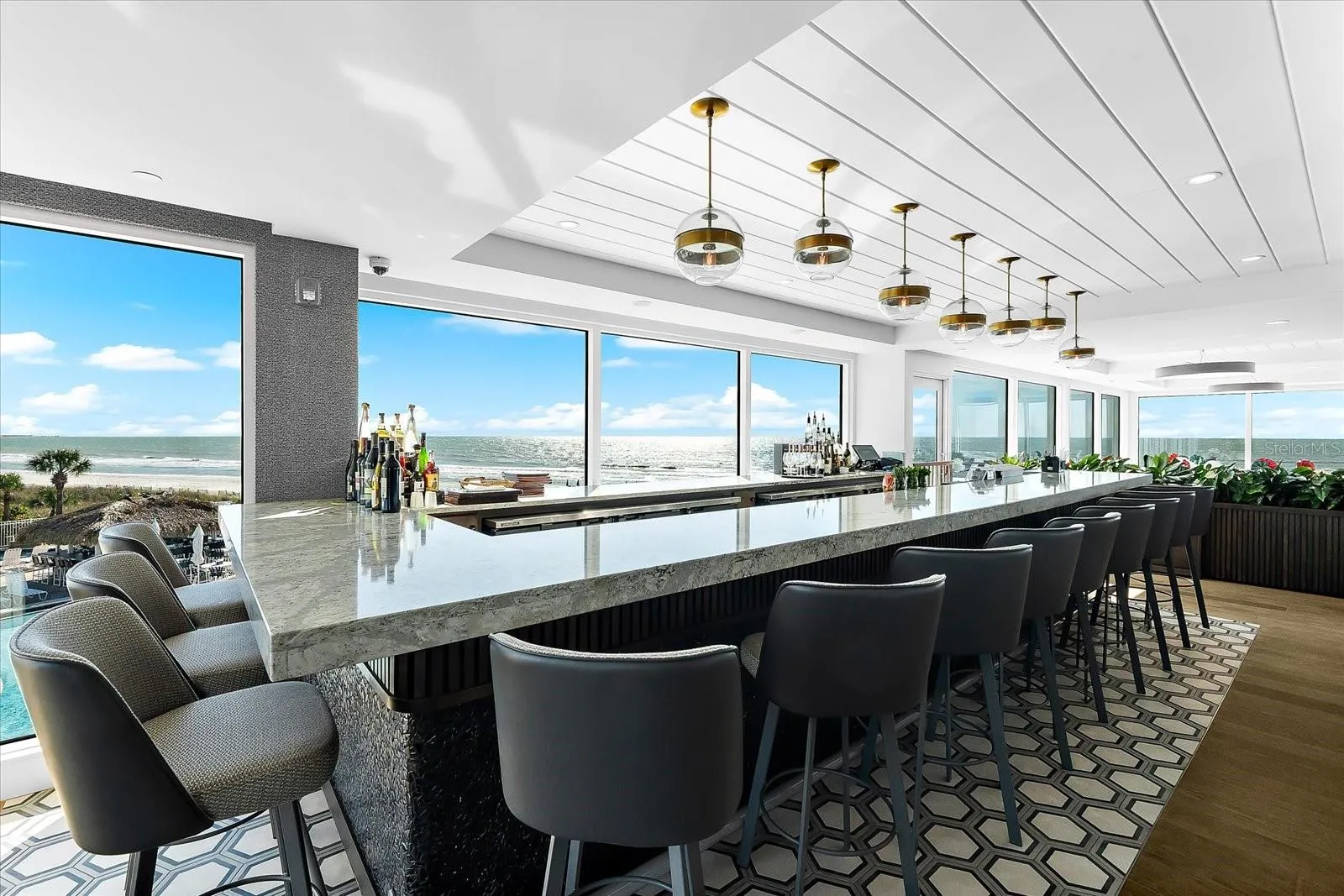 Indoor Oceanview Bar