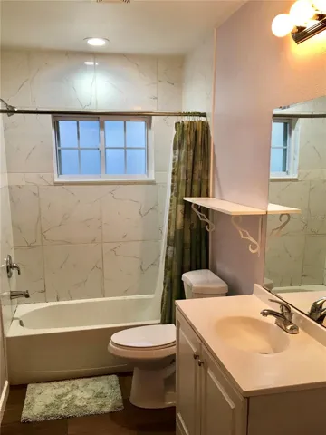 Hall bathroom tub/shower