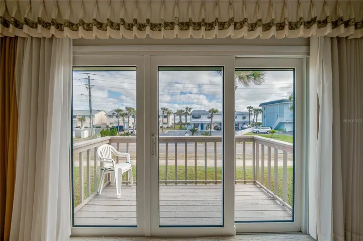 Balcony off primary bedroom