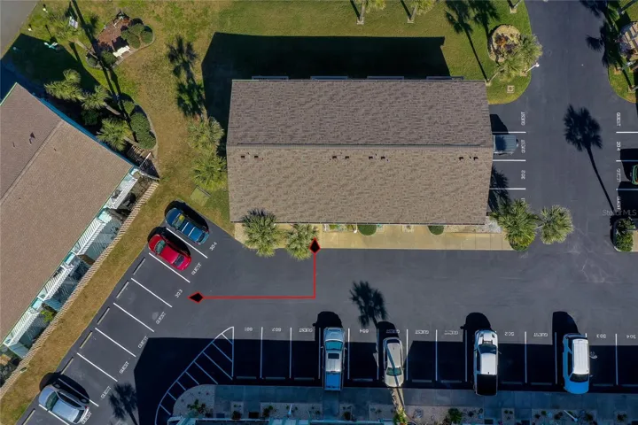 Convenient assigned parking spot