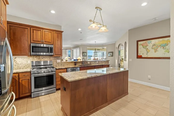 Granite Counters and Backsplash