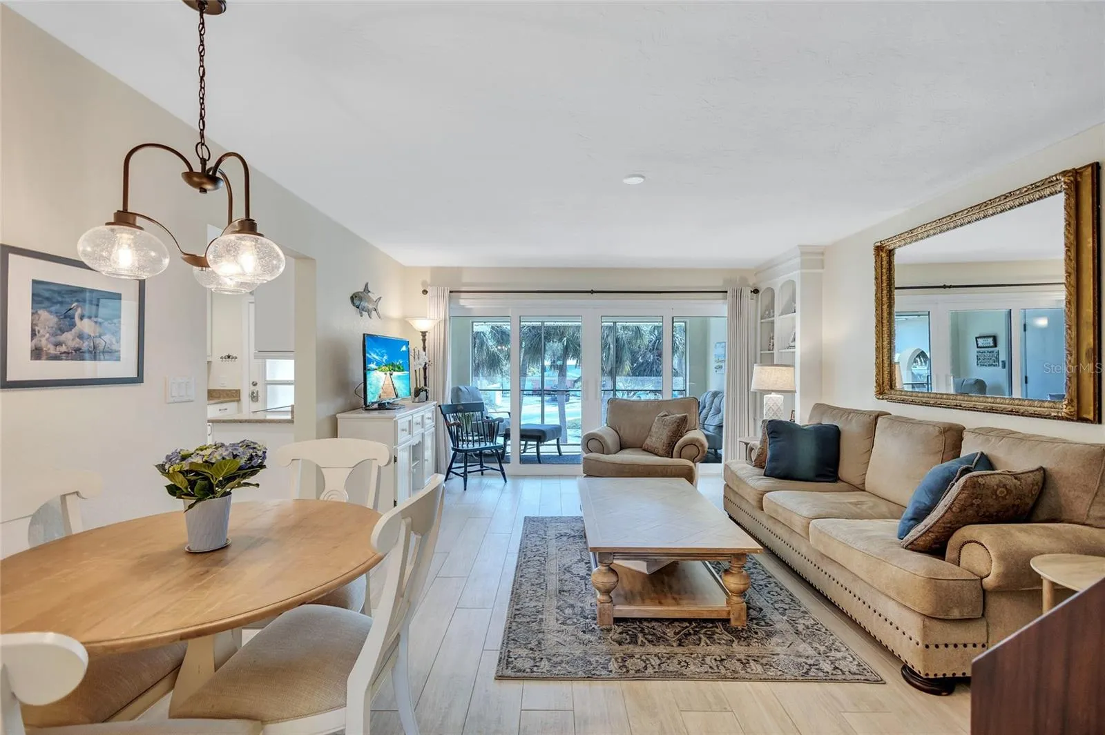 LiVing Room and Dining Area