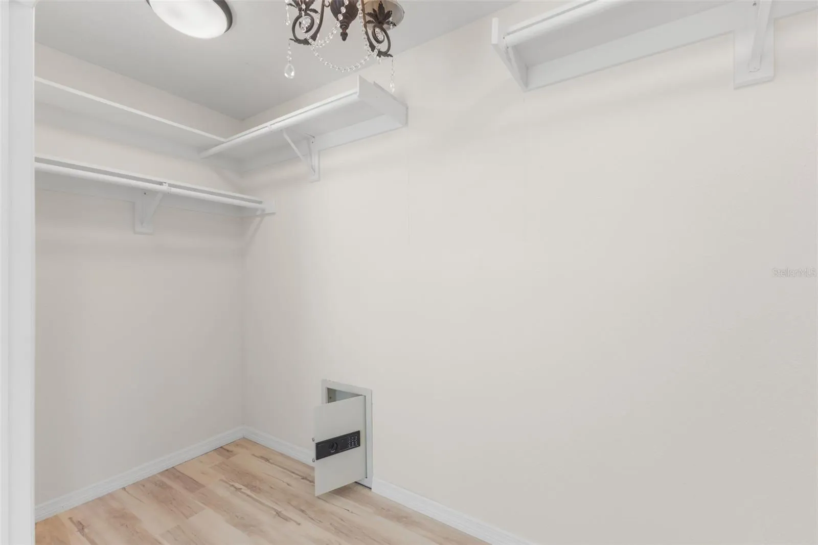 huge walk in closet