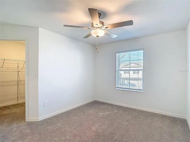 Secondary Bedroom has its own huge walk in closet