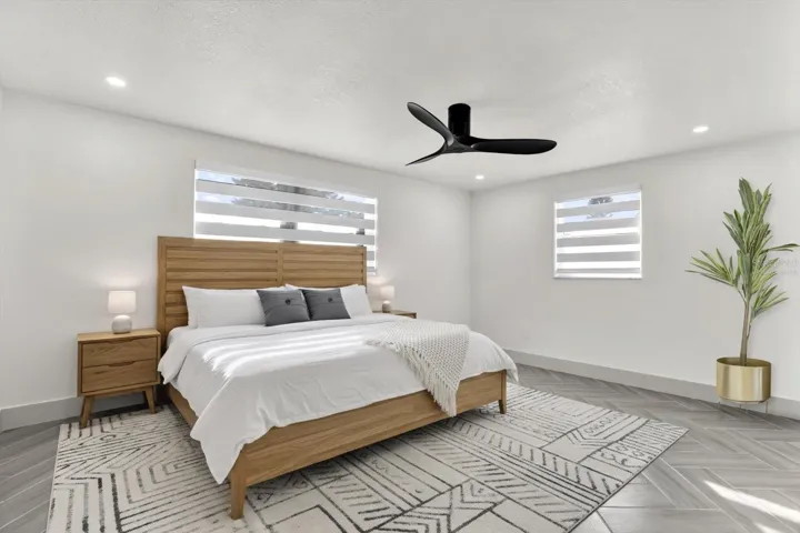 Virtually Staged- Primary bedroom