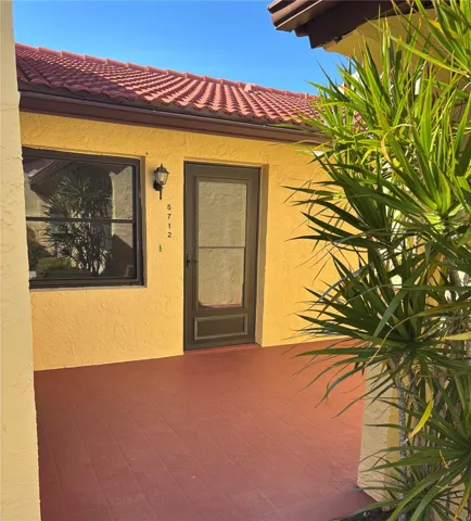The front door.