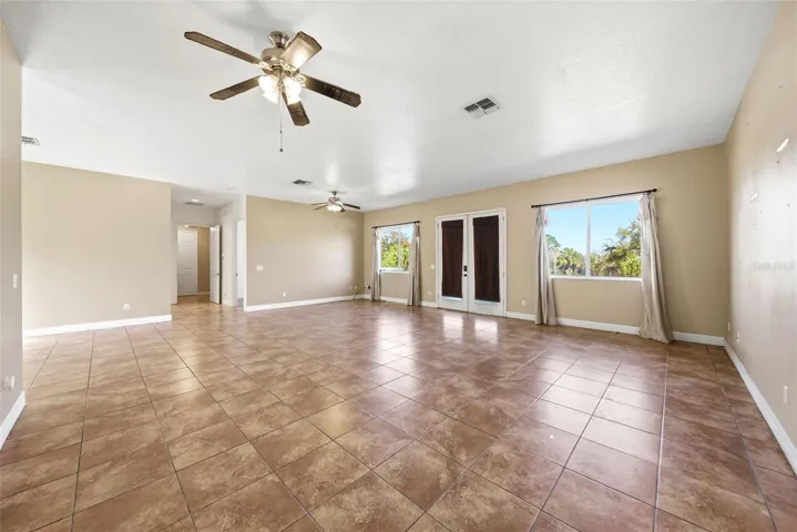 Living Room (View from Bedrooms 1 & 2 Hallway Area)
