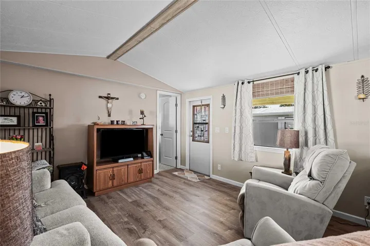 High ceilings in this open concept home.