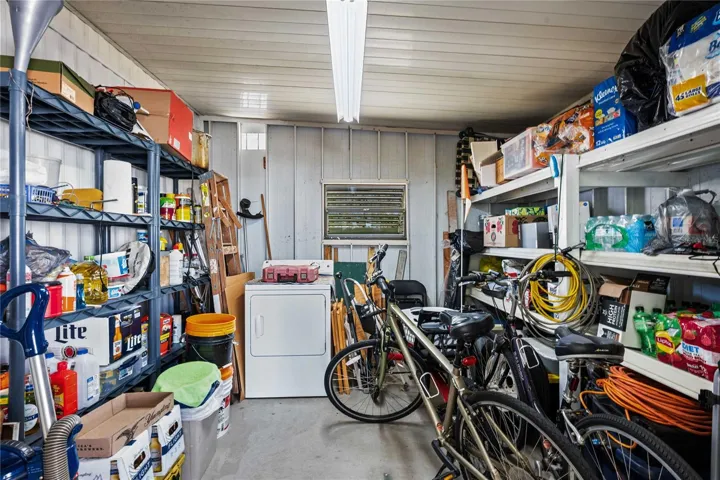 Storage area.