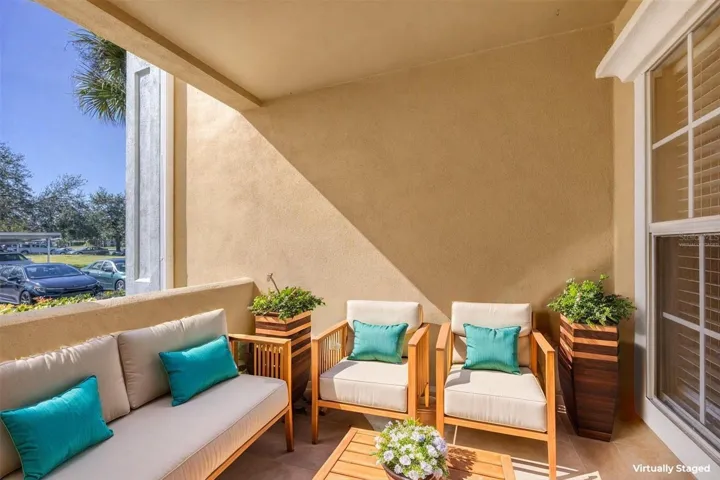 Virtually Staged Lanai