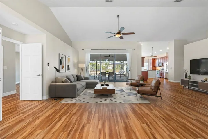 virtual staged living room