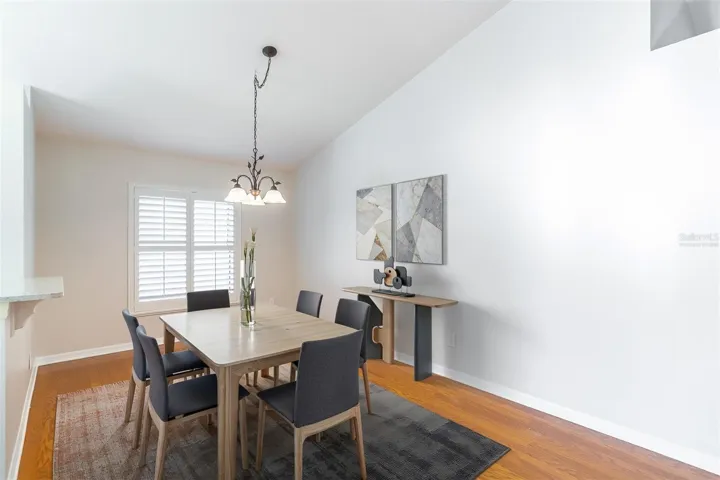 Virtually Staged Dining Room