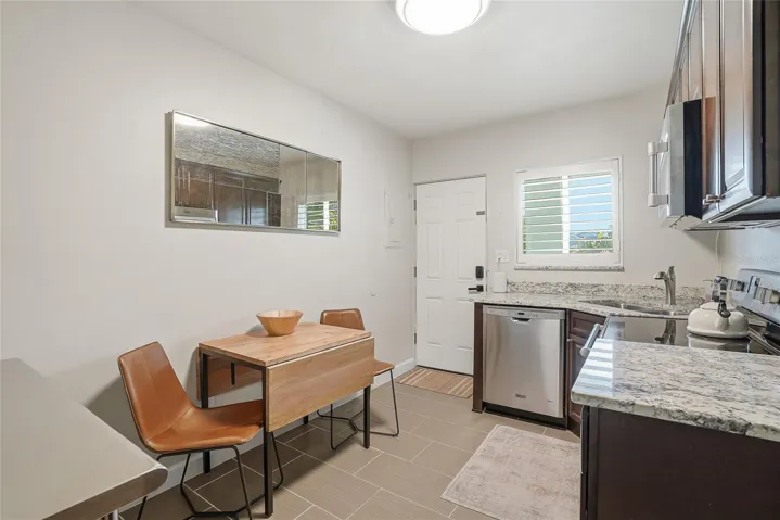 Kitchen and Rear Entry from Balcony
