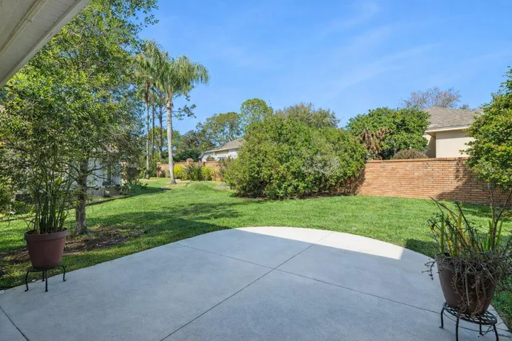 Nice patio for grilling and relaxing