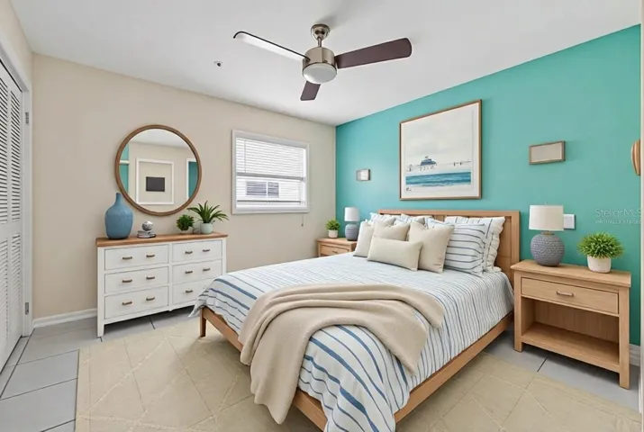 Bedroom four virtually staged