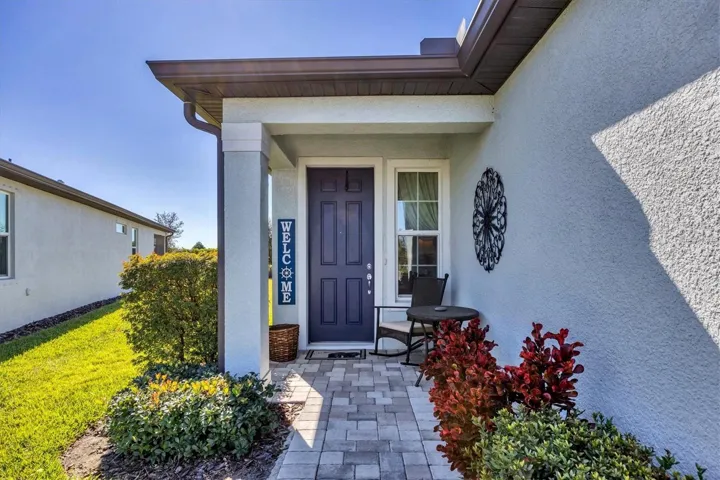 Just behind this door, the loveliest decorated cottage