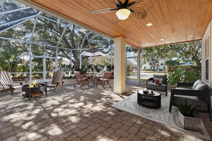 Virtually staged to help define this amazing space