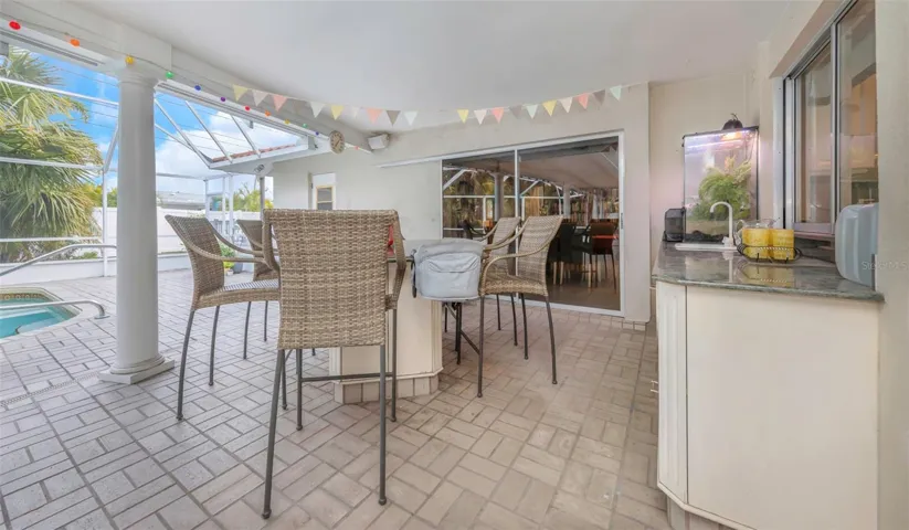 Covered patio