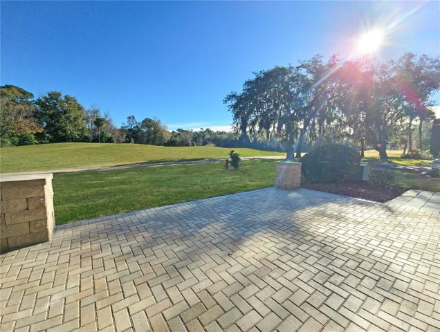 Paver Patio w/Golf Course Views