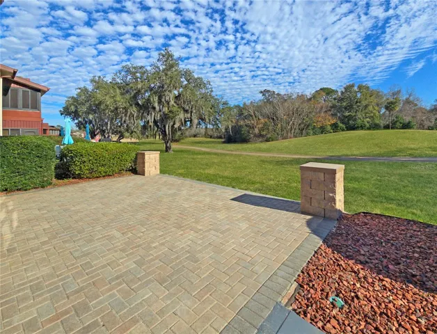 Paver Patio w/Golf Course Views