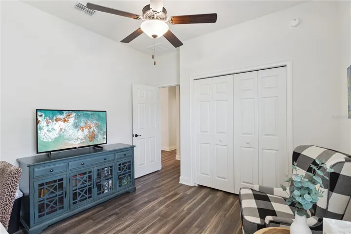 Third bedroom with jack and jill bath