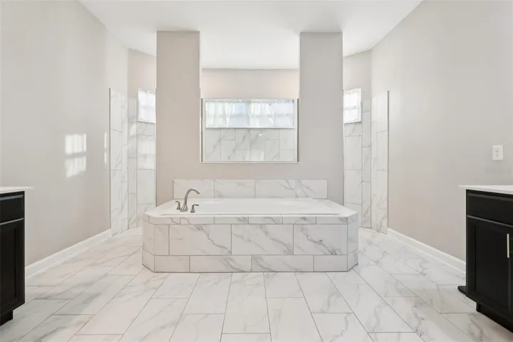 Two Headed Shower and Bathtub