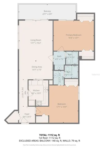 3047 S Atlantic Ave, #201 Floor Plan