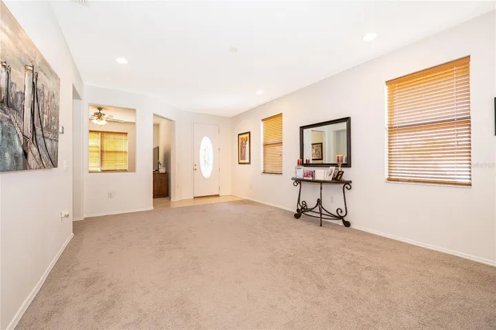 View From Dining Area, Looking to Front Door