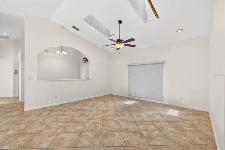 Open living room