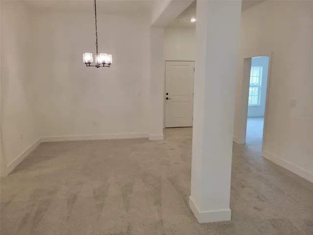 Dining area looking at Foyer