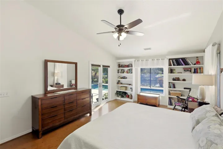Built-in bookcases