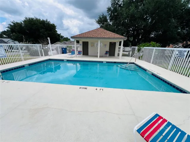 Community pool just up the road