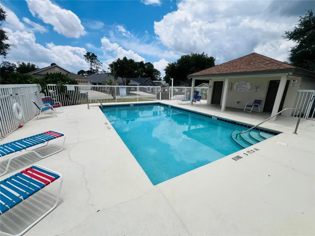 Community pool just up the road