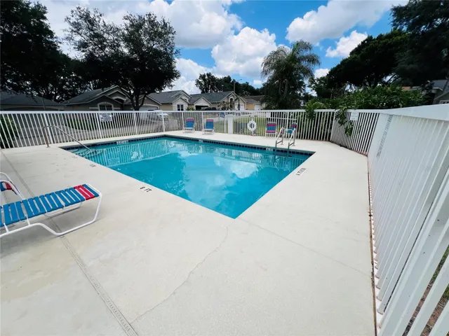 Community pool just up the road