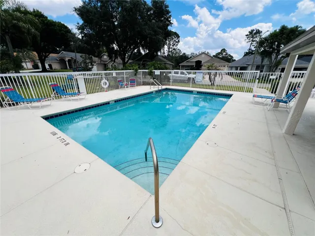 Community pool just up the road