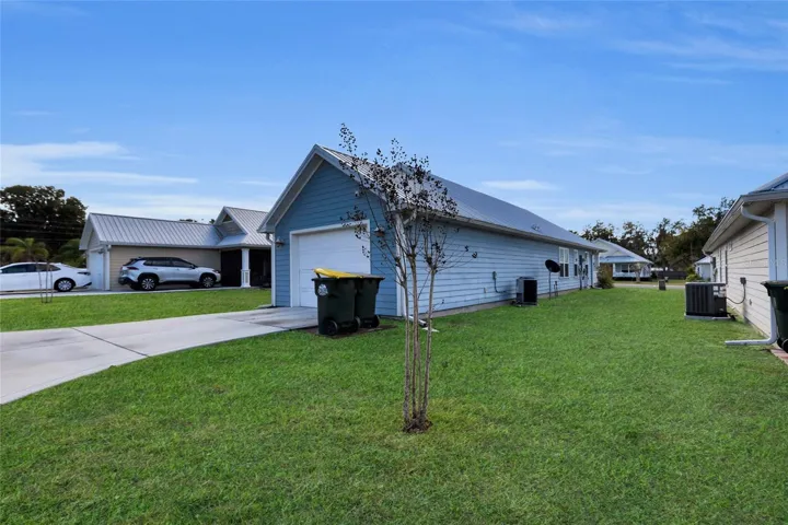 rear of home