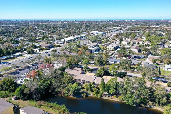 Aerial View showing the proximity to Siesta Key, the Intercoastal Waterways & the Gulf of America!