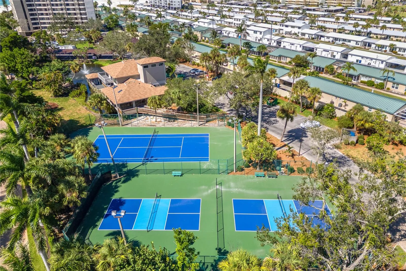 Pickle ball and tennis courts