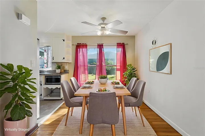 Virually Staged Dining Room