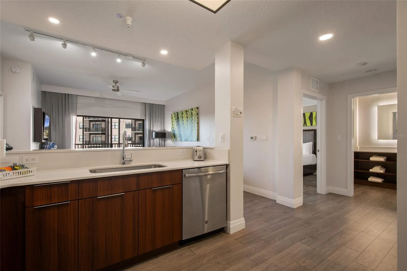 Open to Living/Dining area