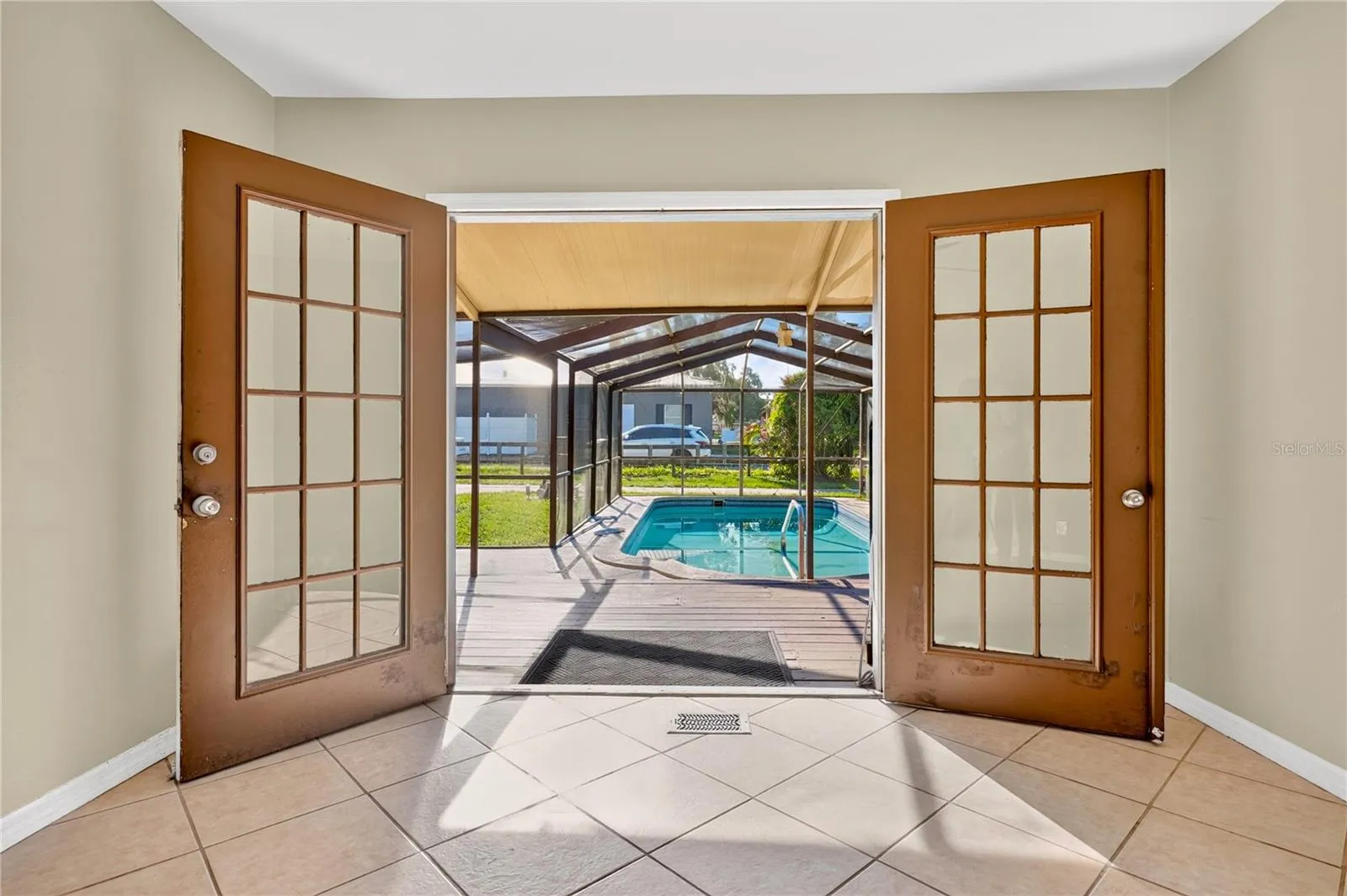 Pool Area from Family Room