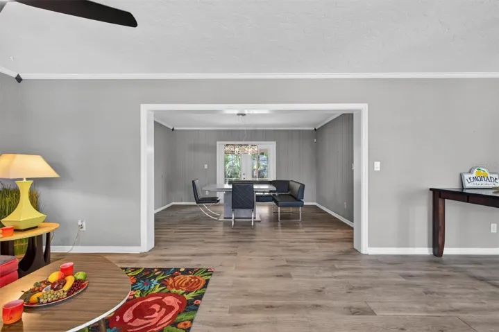 Living room looking into Dining Room