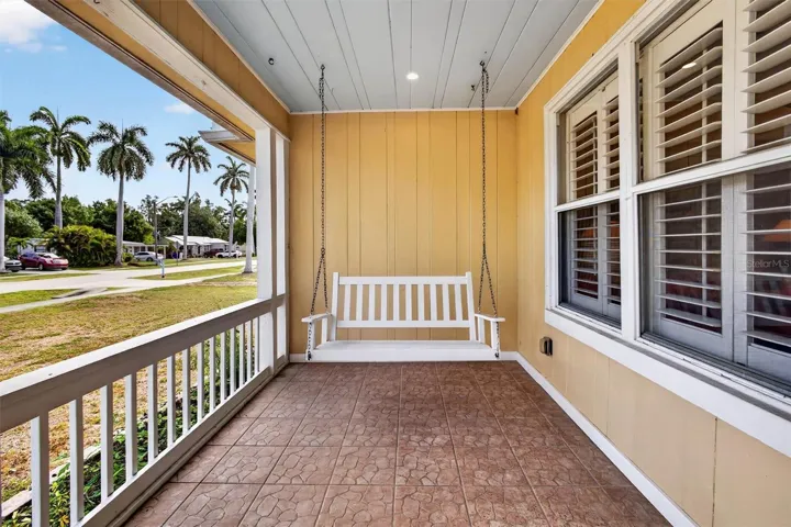 Front porch.