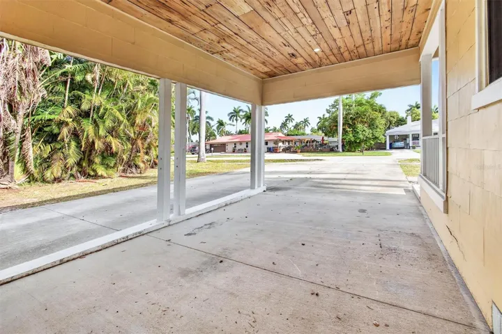 Carport and parking