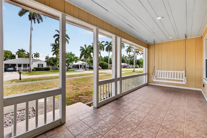 Front porch.