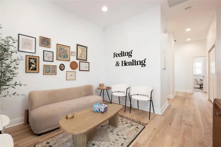 Front waiting room area