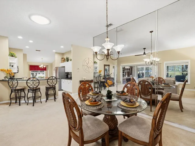 Open living/dining & kitchen