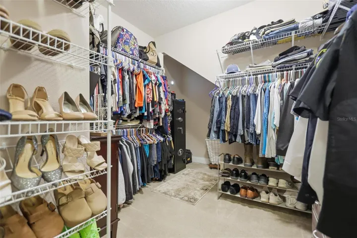 Primary walk in closet
