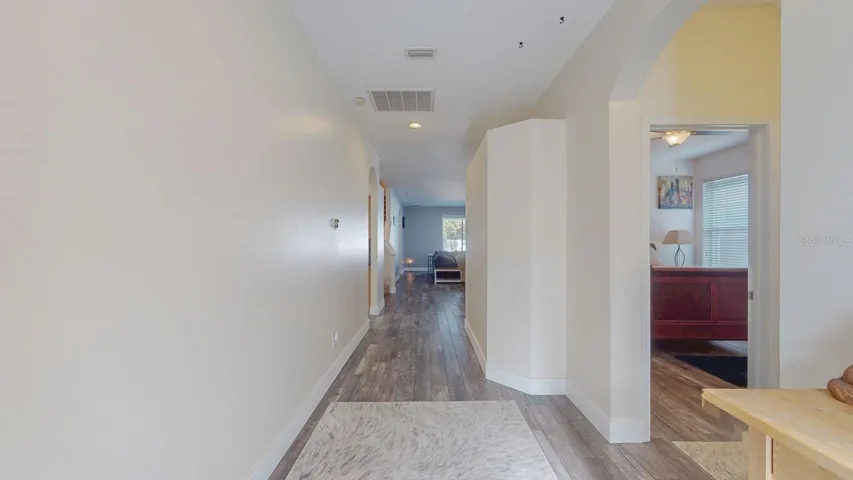 Hallway to kitchen/living room