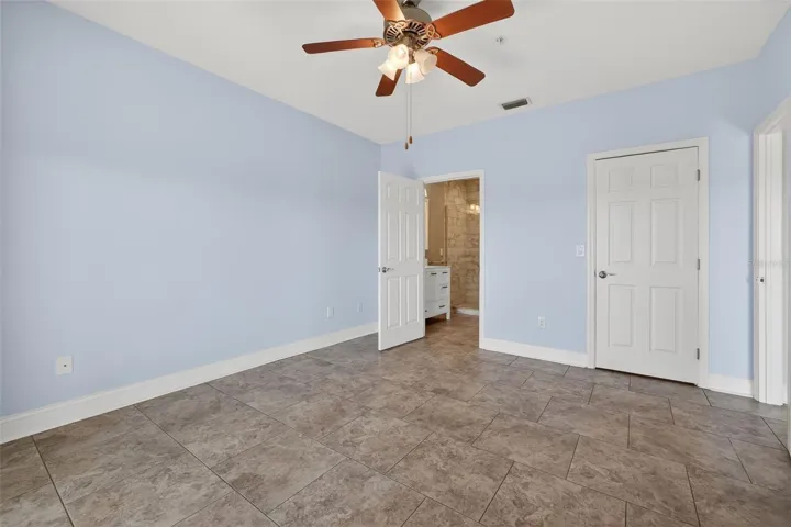 Primary bedroom, Doorway to Primary Bath and walk in closet